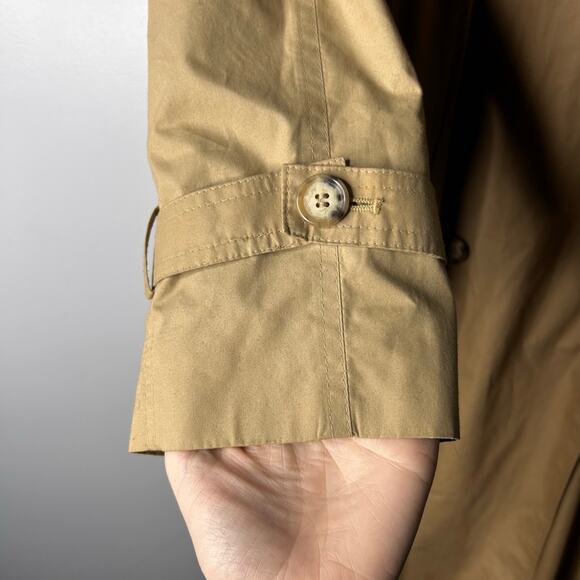 Vintage JG Hook Trench Coat Double Breasted Women's 8 Old Money Heritage Tan - Picture 6 of 11